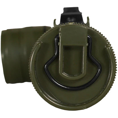 US GI Style LED Anglehead Flashlight with Extra Lenses & Bulb