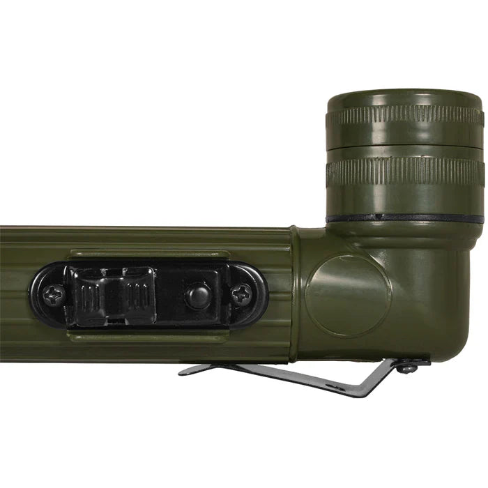 US GI Style LED Anglehead Flashlight with Extra Lenses & Bulb