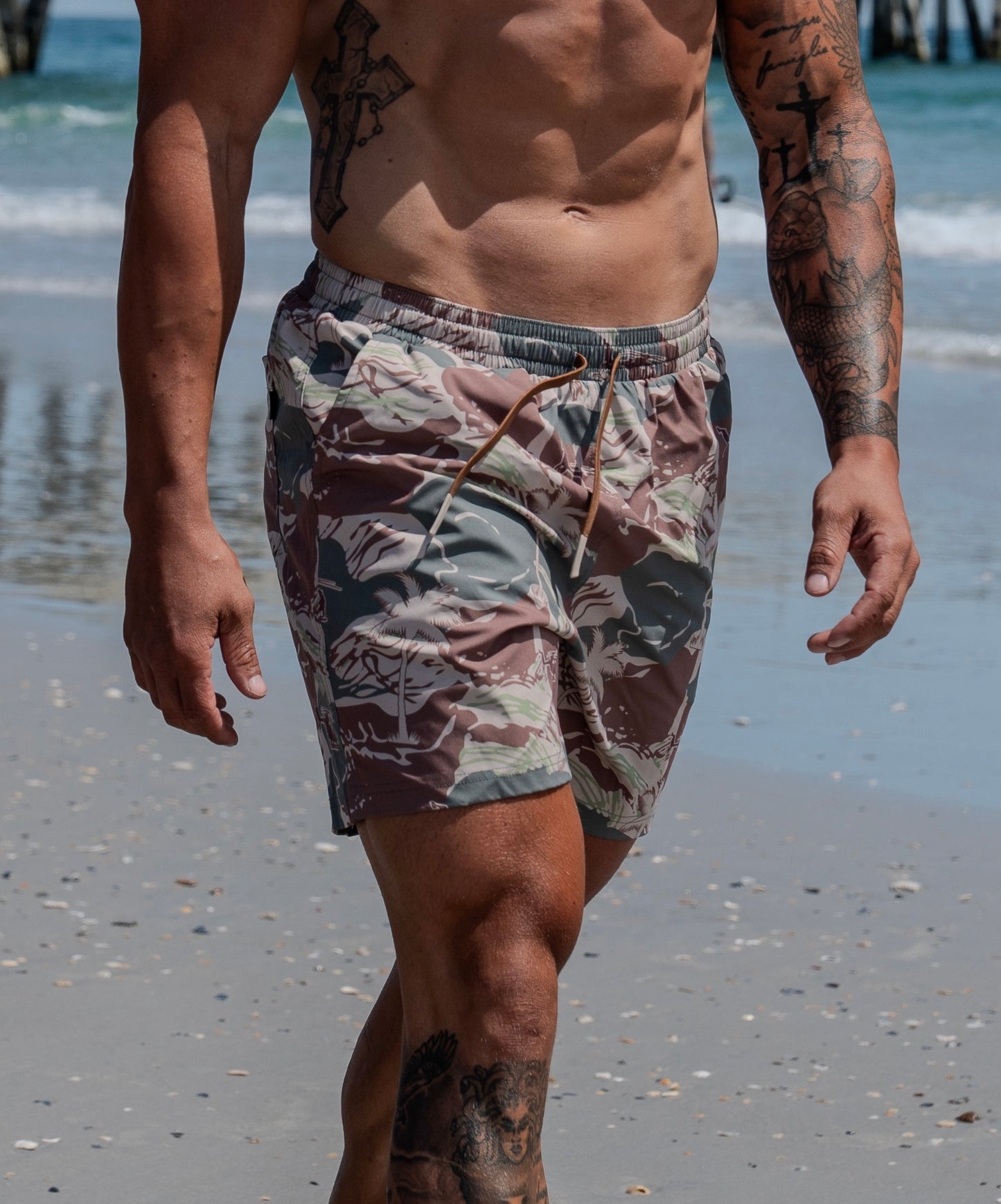 Swim Trunks - Brushstroke