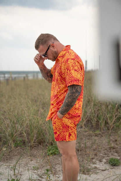 Tropical Inferno Button-up
