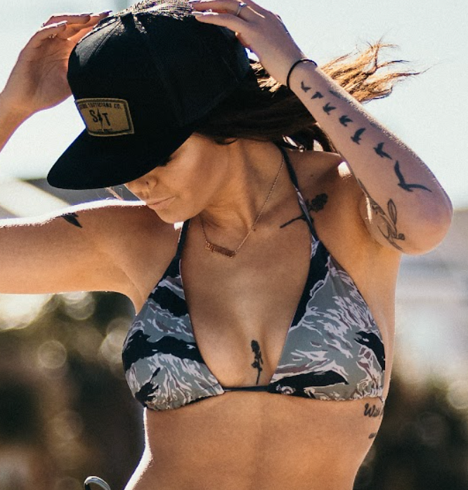 Tiger Stripe Reversible Bikini