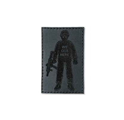 We Out Here Leather Patch